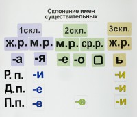 Набор магнитных карточек "Склонение имен существительных" - fgospostavki.ru - Сергиев Посад