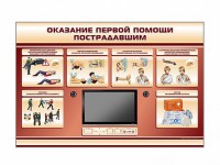 Многофункциональный интерактивный стенд-тренажер "Оказание первой помощи пострадавшим" для учащихся общеобразовательных учреждений - fgospostavki.ru - Сергиев Посад