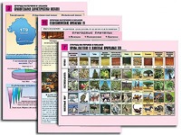 Комплект таблиц по географии "Природа материков и океанов" раздаточные (цветные, ламинированные, А4, 12 штук) - fgospostavki.ru - Сергиев Посад