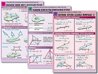 Комплект таблиц по всему курсу геометрии (100 таблиц, А1, полноцветные, ламинированные) - fgospostavki.ru - Сергиев Посад