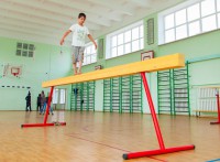 Бревно гимнастическое напольное постоянной высоты (700 мм) (5 м)	 - fgospostavki.ru - Сергиев Посад
