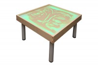 Столик на ножках для рисования песком "Радуга" с подсветкой RGB - fgospostavki.ru - Сергиев Посад