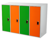 Шкаф-локер металлический 4-х местный с электронным замком - fgospostavki.ru - Сергиев Посад