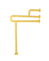 Поручень напольно-настенный с антибактериальным покрытием (желтый) - fgospostavki.ru - Сергиев Посад