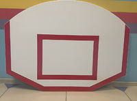 Щит стритбольный тренировочный (влагостойкая фанера), размер 1200х900 миллиметров - fgospostavki.ru - Сергиев Посад