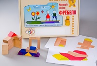 Игровой набор Фребеля "Конструктор деревянный без соединений-2" (Серия "Эксперимент") - fgospostavki.ru - Сергиев Посад