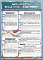 Стенд "Охрана труда в кабинете технологии" - fgospostavki.ru - Сергиев Посад