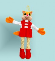 Ростовая кукла "Кошка" - fgospostavki.ru - Сергиев Посад