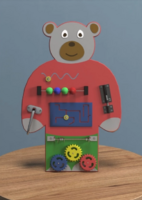 Бизиборд «Папа-медведь» - fgospostavki.ru - Сергиев Посад