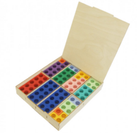 Нумирошка. Набор цветных пластиковых форм 80 шт. в коробке по методике Нумикон - fgospostavki.ru - Сергиев Посад