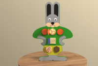 Бизиборд «Серый заинька» - fgospostavki.ru - Сергиев Посад