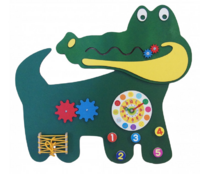 Бизиборд «Зеленый крокодил» - fgospostavki.ru - Сергиев Посад