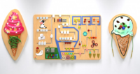 Комплект бизибордов «Фабрика мороженого» - fgospostavki.ru - Сергиев Посад