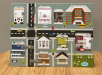 Настенная панель «Городские улицы» - fgospostavki.ru - Сергиев Посад