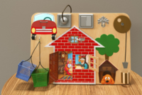 Настенная панель «Загородный домик» - fgospostavki.ru - Сергиев Посад