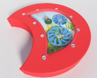 Настенный игровой модуль в виде части гусеницы с весами - fgospostavki.ru - Сергиев Посад