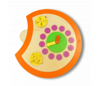 Настенный игровой модуль в виде части гусеницы-времени - fgospostavki.ru - Сергиев Посад