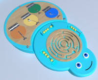 Настенный игровой элемент «Гусеница» - fgospostavki.ru - Сергиев Посад