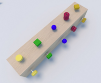 Развивающая панель «Винтовые цветочки » - fgospostavki.ru - Сергиев Посад