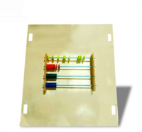 Тактильно-развивающая панель «Цветные счеты» - fgospostavki.ru - Сергиев Посад