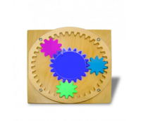 Тактильно-развивающая панель «Цветные шестеренки» - fgospostavki.ru - Сергиев Посад