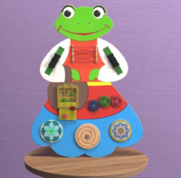 Бизиборд «Лягушка» - fgospostavki.ru - Сергиев Посад