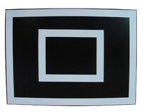 Щит баскетбольный навесной на шведскую стенку (ламинированная фанера), размер 700х700 миллиметров - fgospostavki.ru - Сергиев Посад