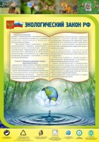 Стенд "Экологический закон РФ" - fgospostavki.ru - Сергиев Посад