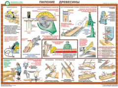 Комплект плакатов "Безопасность труда при деревообработке" - fgospostavki.ru - Сергиев Посад