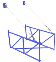 Ферма баскетбольная вынос 2 метра для щита из оргстекла 1,8х.1,05 метра - fgospostavki.ru - Сергиев Посад