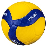 Мяч волейбольный Mikasa V200W (размер 5, синтетическая кожа, профессиональный) - fgospostavki.ru - Сергиев Посад