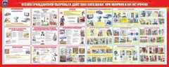 Стенд "Уголок гражданской обороны и действия населения в чрезвычайных ситуациях" - fgospostavki.ru - Сергиев Посад