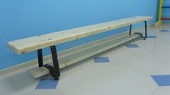 Скамейка гимнастическая (металлические ножки, лак) (2,5 м)  - fgospostavki.ru - Сергиев Посад