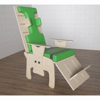 Стул для ребенка с ОВЗ с регулируемой подножкой «Адаптация» №1 - fgospostavki.ru - Сергиев Посад