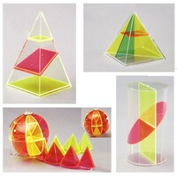 Дополнительный набор прозрачных геометрических тел с сечениями. - fgospostavki.ru - Сергиев Посад