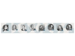 Стенд-лента "Выдающиеся писатели и деятели культуры стран изучаемых языков" (Великобритания) - fgospostavki.ru - Сергиев Посад