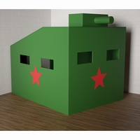 Игровой домик «Танк» - fgospostavki.ru - Сергиев Посад