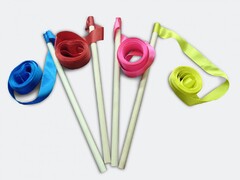 Лента атласная на деревянной палочке (0,5 метра) - fgospostavki.ru - Сергиев Посад