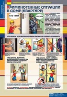 Комплект таблиц. ОБЖ. Поведение в криминогенных ситуациях. - fgospostavki.ru - Сергиев Посад