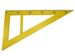 Угольник классный пластмассовый (30 и 60 градусов ) - fgospostavki.ru - Сергиев Посад
