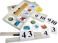 Счетная лесенка (ламинированная, с магнитным креплением) - fgospostavki.ru - Сергиев Посад