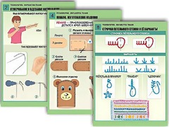 Комплект таблиц "Технология. Обработка ткани" (12 таблиц, А1, ламинированные) - fgospostavki.ru - Сергиев Посад