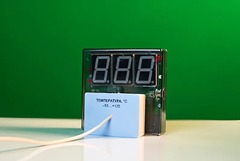 Датчик температуры с независимой индикацией (термометр демонстрационный) - fgospostavki.ru - Сергиев Посад