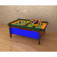 STEAM Многофункциональный стол Весёлые пчёлки оранжевый - fgospostavki.ru - Сергиев Посад