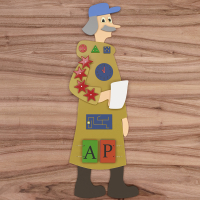 Бизиборд «Почтальон Печкин» - fgospostavki.ru - Сергиев Посад