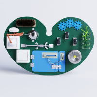 Бизиборд «Зеленое сердце» - fgospostavki.ru - Сергиев Посад