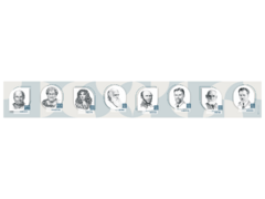 Стенд-лента "Выдающиеся ученые-биологи" - fgospostavki.ru - Сергиев Посад