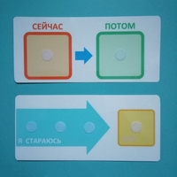 Двусторонний планшет "Сейчас - потом" - fgospostavki.ru - Сергиев Посад