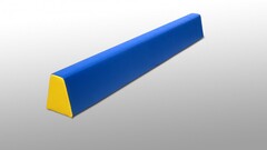 Бревно гимнастическое, мягкое в форме трапеции (2,5м) - fgospostavki.ru - Сергиев Посад