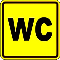 Тактильный знак (WC) 100х100 - fgospostavki.ru - Сергиев Посад